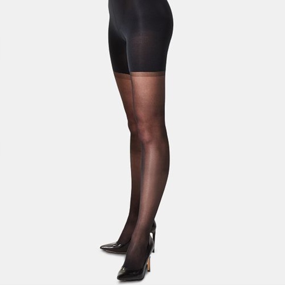 SPANX High-Waisted Shaping Sheers, Black - Picture 5 of 5
